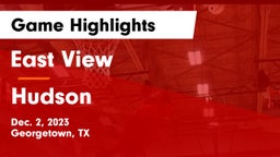 East View  vs Hudson  Game Highlights - Dec. 2, 2023