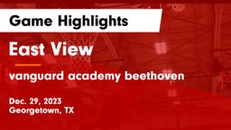 East View  vs vanguard academy beethoven Game Highlights - Dec. 29, 2023