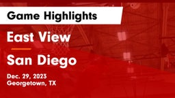 East View  vs San Diego  Game Highlights - Dec. 29, 2023