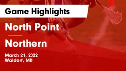 North Point  vs Northern Game Highlights - March 21, 2022