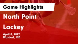 North Point  vs Lackey Game Highlights - April 8, 2022