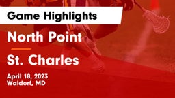 North Point  vs St. Charles Game Highlights - April 18, 2023