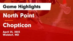 North Point  vs Chopticon  Game Highlights - April 25, 2023