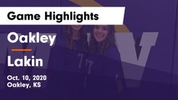 Oakley vs Lakin  Game Highlights - Oct. 10, 2020