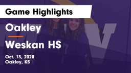Oakley vs Weskan HS Game Highlights - Oct. 13, 2020