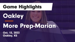 Oakley   vs More Prep-Marian  Game Highlights - Oct. 13, 2022