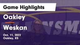 Oakley   vs Weskan Game Highlights - Oct. 11, 2022