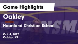 Oakley   vs Heartland Christian School Game Highlights - Oct. 4, 2022