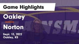 Oakley   vs Norton  Game Highlights - Sept. 13, 2022