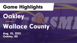 Oakley   vs Wallace County  Game Highlights - Aug. 25, 2023