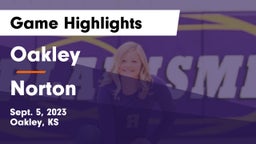 Oakley   vs Norton  Game Highlights - Sept. 5, 2023