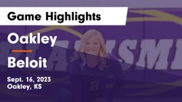 Oakley   vs Beloit  Game Highlights - Sept. 16, 2023