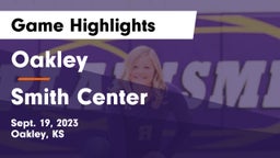 Oakley   vs Smith Center  Game Highlights - Sept. 19, 2023