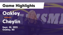 Oakley   vs Cheylin Game Highlights - Sept. 30, 2023