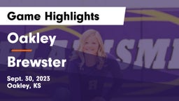 Oakley   vs Brewster Game Highlights - Sept. 30, 2023