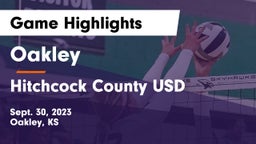 Oakley   vs Hitchcock County USD  Game Highlights - Sept. 30, 2023