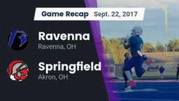 Recap: Ravenna  vs. Springfield  2017