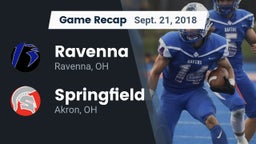 Recap: Ravenna  vs. Springfield  2018