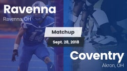 Matchup: Ravenna  vs. Coventry  2018
