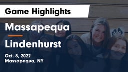 Massapequa  vs Lindenhurst  Game Highlights - Oct. 8, 2022