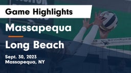 Massapequa  vs Long Beach  Game Highlights - Sept. 30, 2023