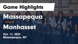 Massapequa  vs Manhasset  Game Highlights - Oct. 11, 2023