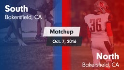 Matchup: South High vs. North  2016