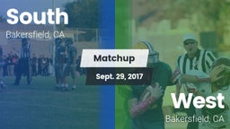 Matchup: South High vs. West  2017