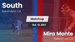 Matchup: South High vs. Mira Monte  2017