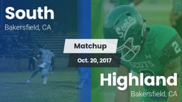 Matchup: South High vs. Highland  2017