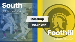 Matchup: South High vs. Foothill  2017