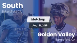 Matchup: South High vs. Golden Valley  2018