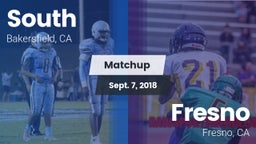 Matchup: South High vs. Fresno  2018