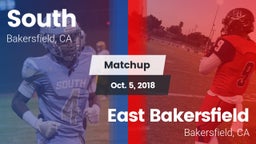 Matchup: South High vs. East Bakersfield  2018