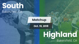Matchup: South High vs. Highland  2018