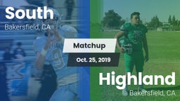Matchup: South High vs. Highland  2019