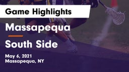 Massapequa  vs South Side  Game Highlights - May 6, 2021