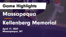Massapequa  vs Kellenberg Memorial  Game Highlights - April 17, 2024