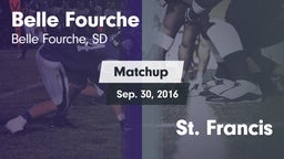 Matchup: Belle Fourche High vs. St. Francis 2016