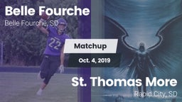 Matchup: Belle Fourche High vs. St. Thomas More  2019