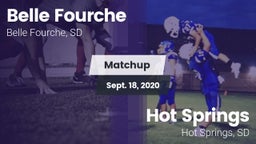 Matchup: Belle Fourche High vs. Hot Springs  2020