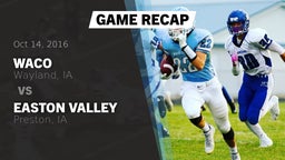 Recap: WACO  vs. Easton Valley  2016
