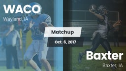Matchup: WACO  vs. Baxter  2017