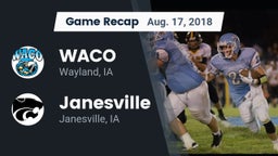 Recap: WACO  vs. Janesville  2018