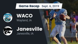 Recap: WACO  vs. Janesville  2019