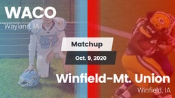 Matchup: WACO  vs. Winfield-Mt. Union  2020