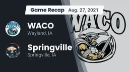 Recap: WACO  vs. Springville  2021