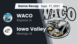 Recap: WACO  vs. Iowa Valley  2021