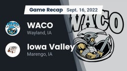 Recap: WACO  vs. Iowa Valley  2022