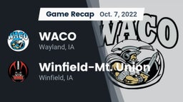 Recap: WACO  vs. Winfield-Mt. Union  2022
